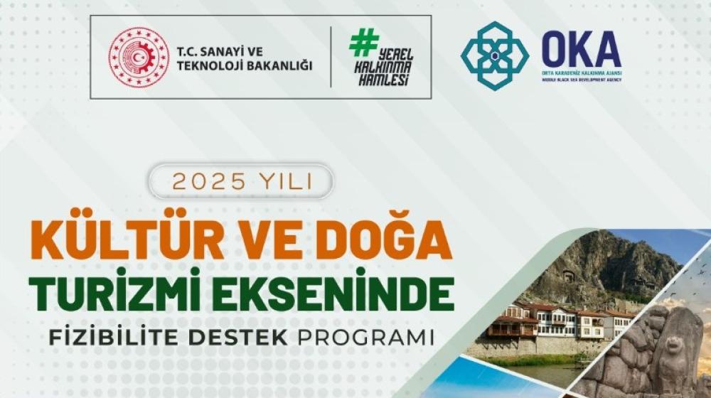 Orta Karadeniz Kalkınma Ajansı 2025 Yılı Kültür ve Doğa Turizmi Ekseninde Fizibilite Desteği Programı Başvuruları Açıldı
