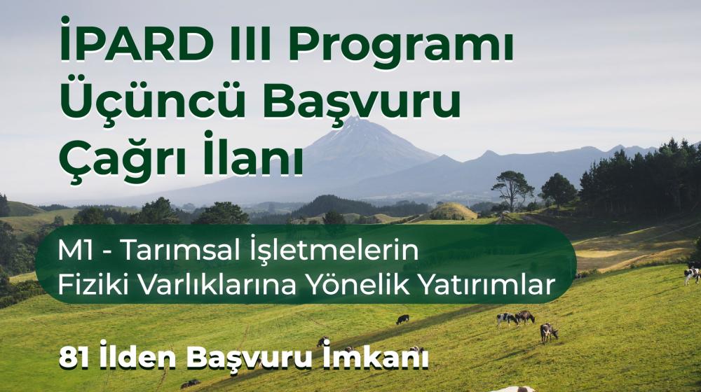 IPARD III Programı Üçüncü Başvuru Çağrı İlanı Yayımlandı
