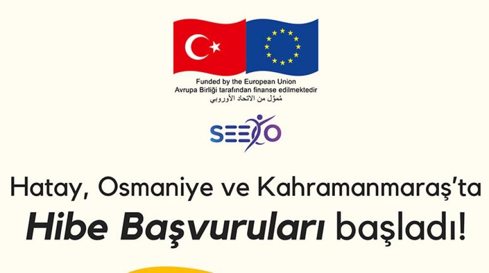 Hatay, Kahramanmaraş ve Osmaniye İllerinde Hızlandırma Hibe Programı için Başvurular Başladı