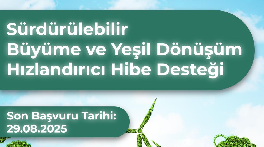 Türkiye Sosyal Kapsayıcı Yeşil Geçiş Projesi Hızlandırma Programı Teklif Çağrıları Yayınlandı!