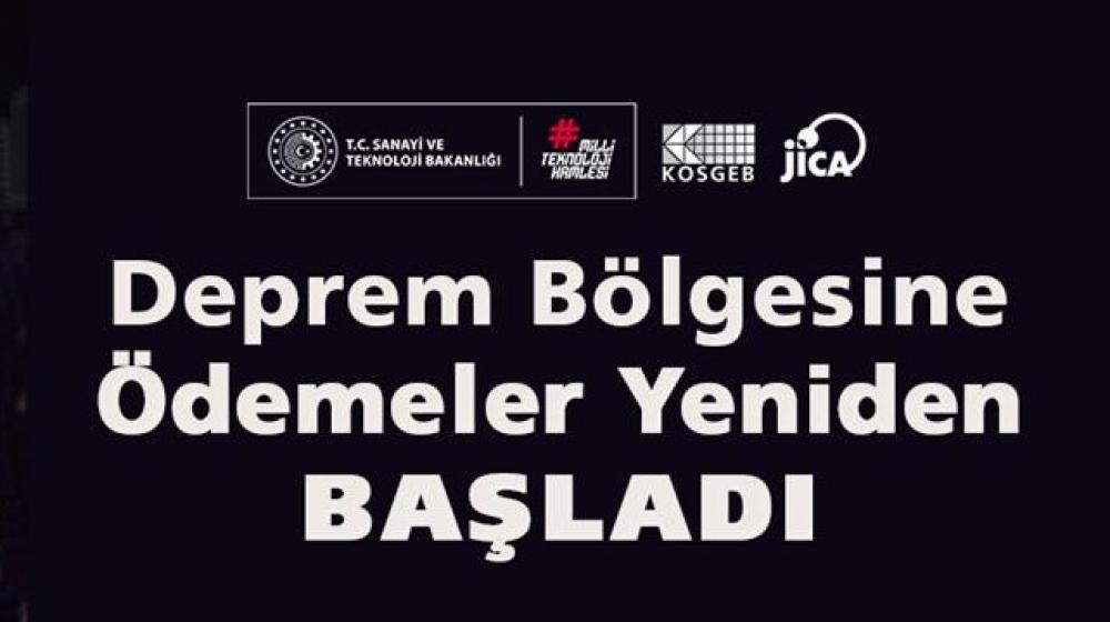 Deprem Bölgesine Ödemeler Yeniden Başladı
