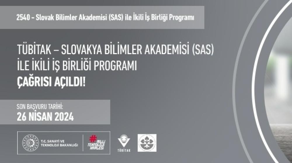 TÜBİTAK – Slovakya Bilimler Akademisi (SAS) ile İkili İş Birliği Programı Çağrısı Açıldı